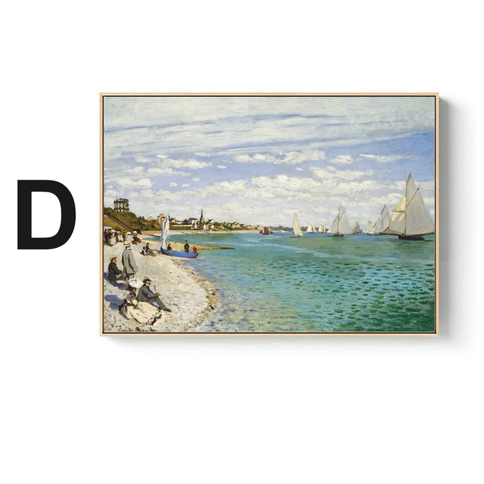 Claude Monet Poster – Premium Baumwollkunst von JUSTGOODMOOD