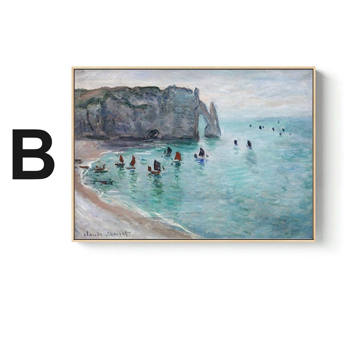 Poster Vintage Claude Monet · Deko Print ohne Rahmen