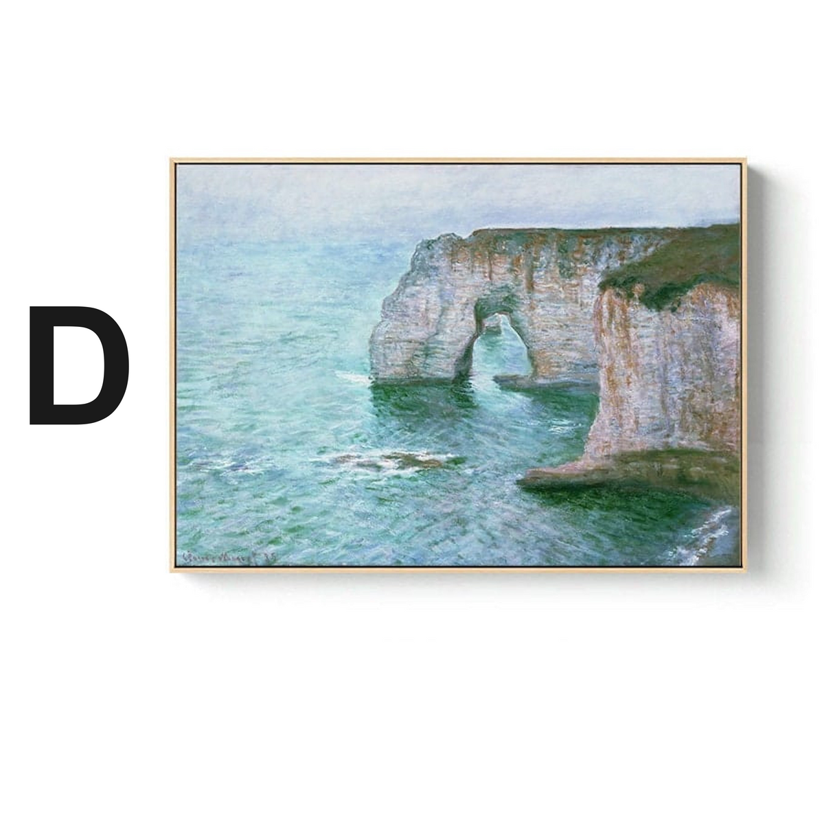 Poster Vintage Claude Monet · Deko Print ohne Rahmen