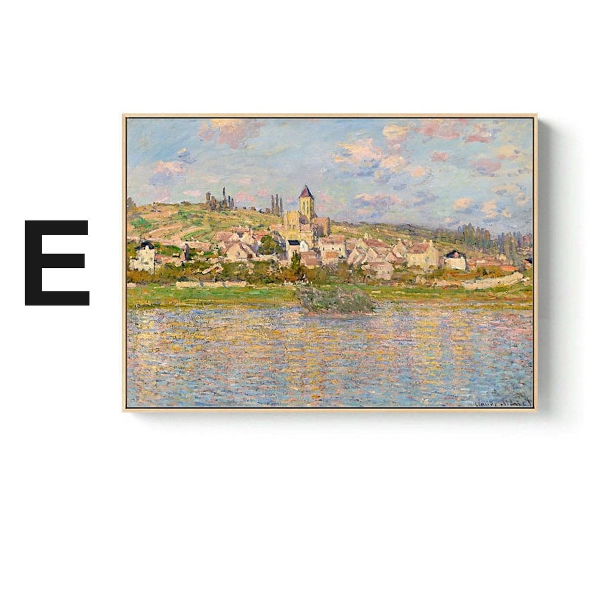 Poster Vintage Claude Monet · Deko Print ohne Rahmen