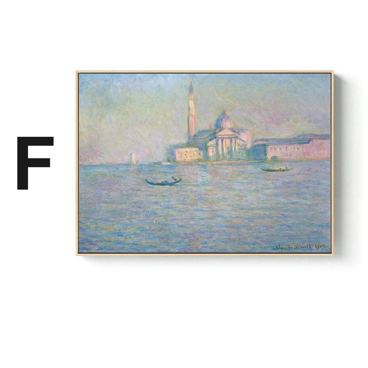 Poster Vintage Claude Monet · Deko Print ohne Rahmen