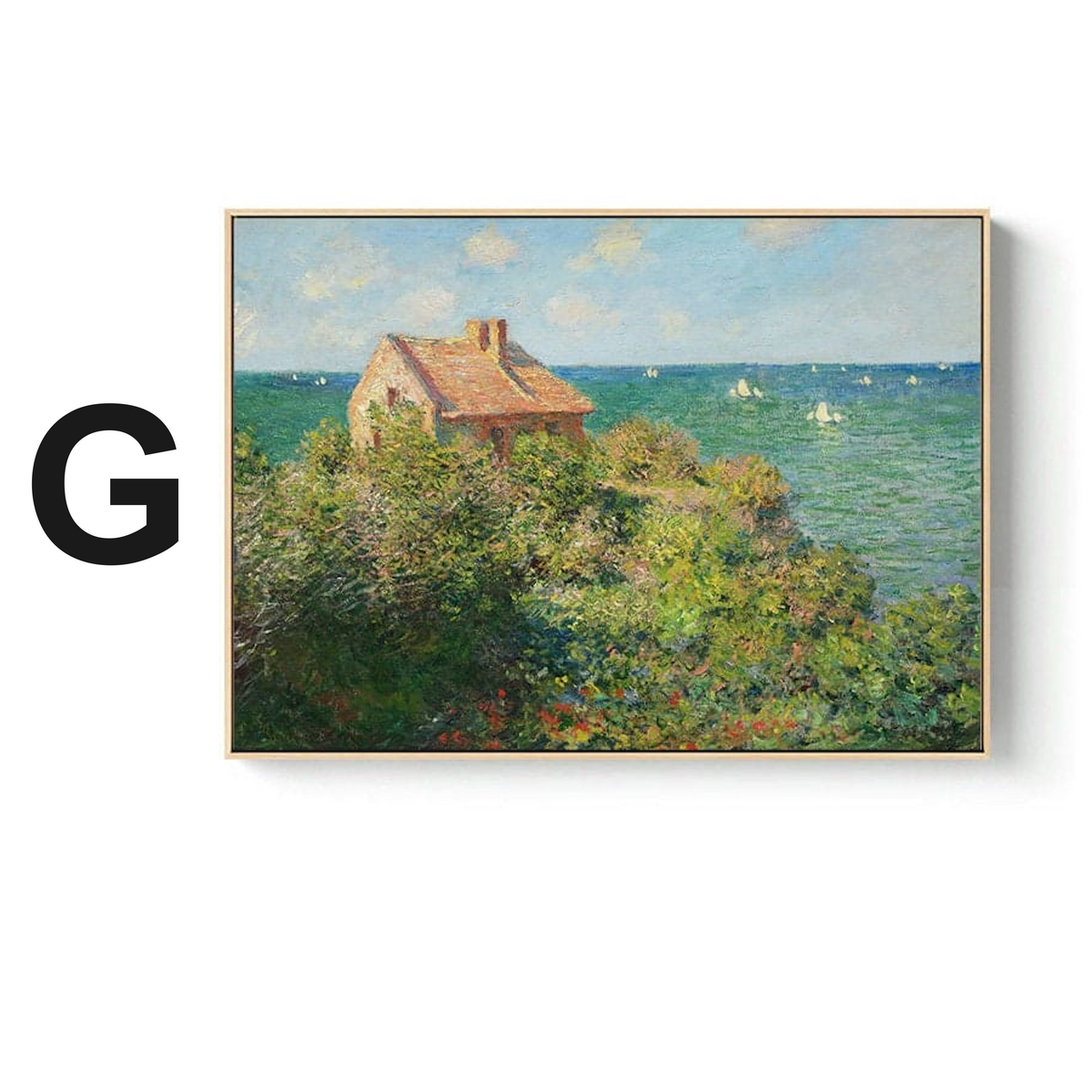 Poster Vintage Claude Monet · Deko Print ohne Rahmen