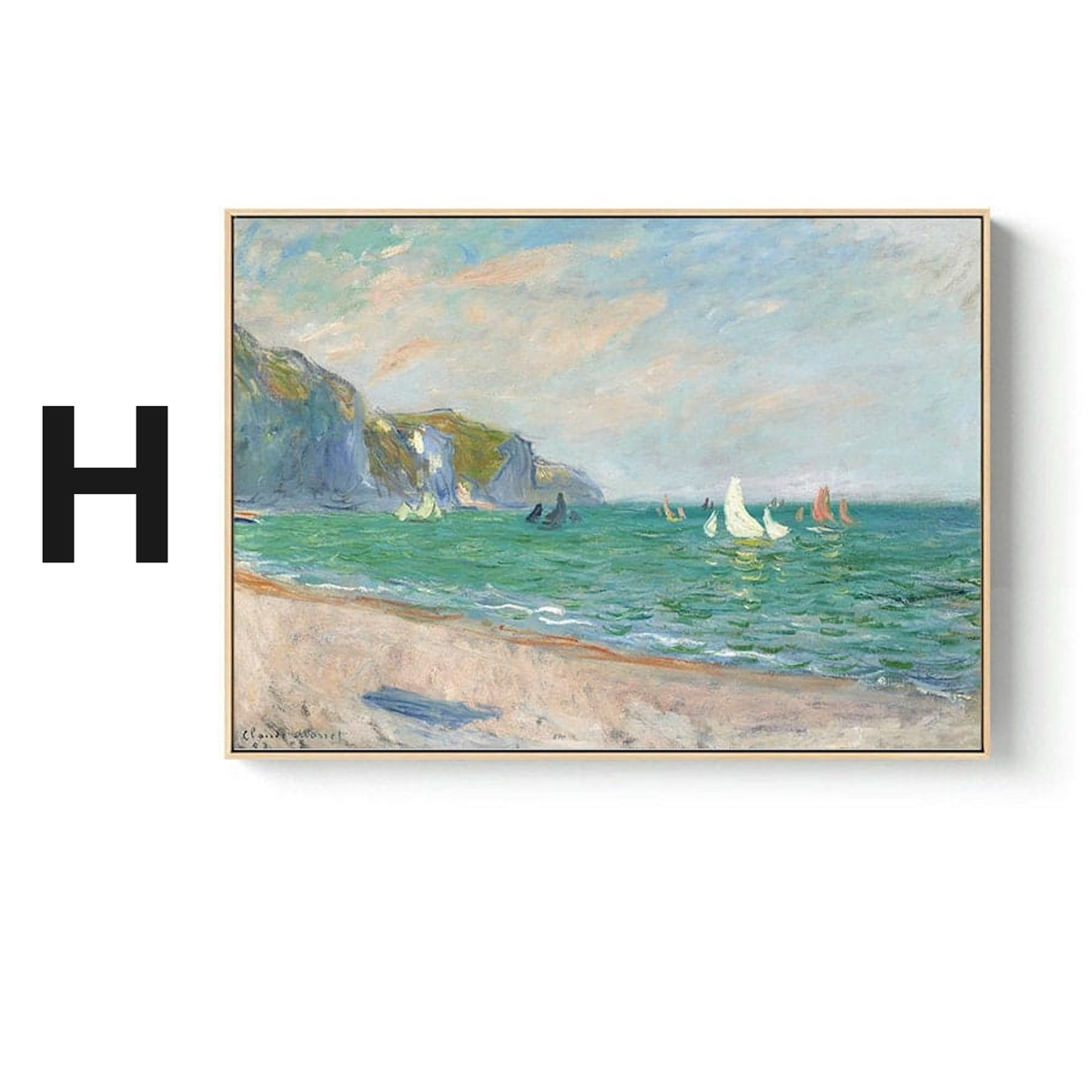 Poster Vintage Claude Monet · Deko Print ohne Rahmen