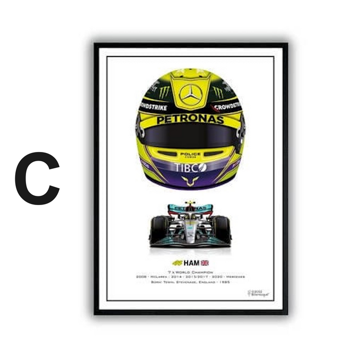 JUSTGOODMOOD Formel 1 Poster – Edle Leinwandkunst
