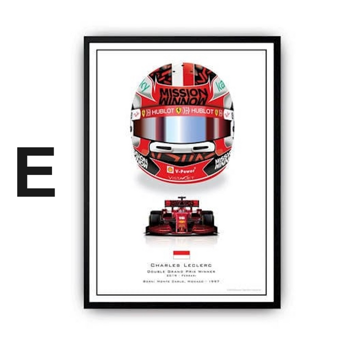 JUSTGOODMOOD Formel 1 Poster – Edle Leinwandkunst