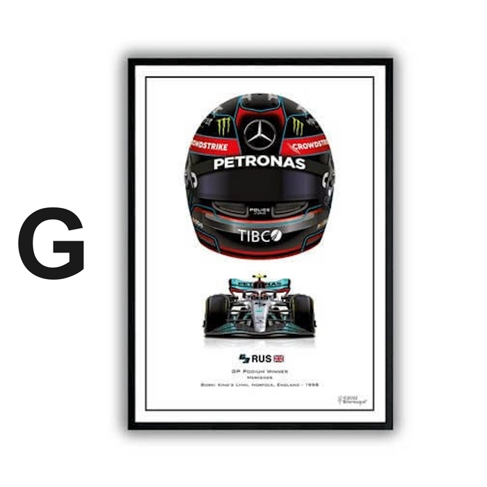 JUSTGOODMOOD Formel 1 Poster – Edle Leinwandkunst