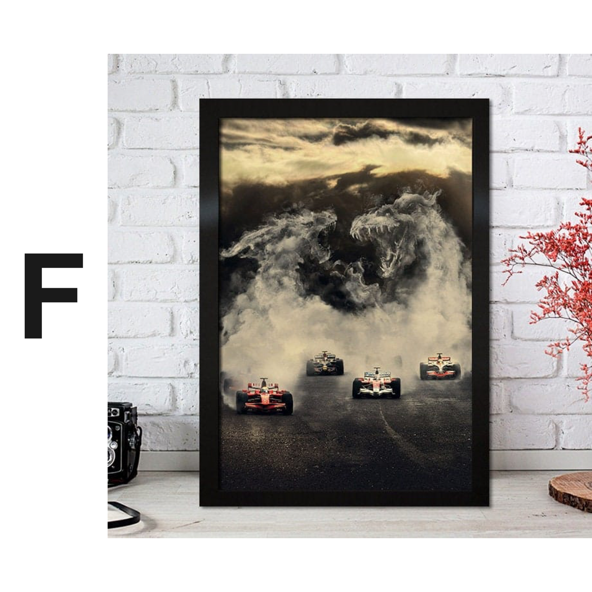 Poster Formel 1 Rennfahrer Legenden Rennwagen · Deko Print ohne Rahmen