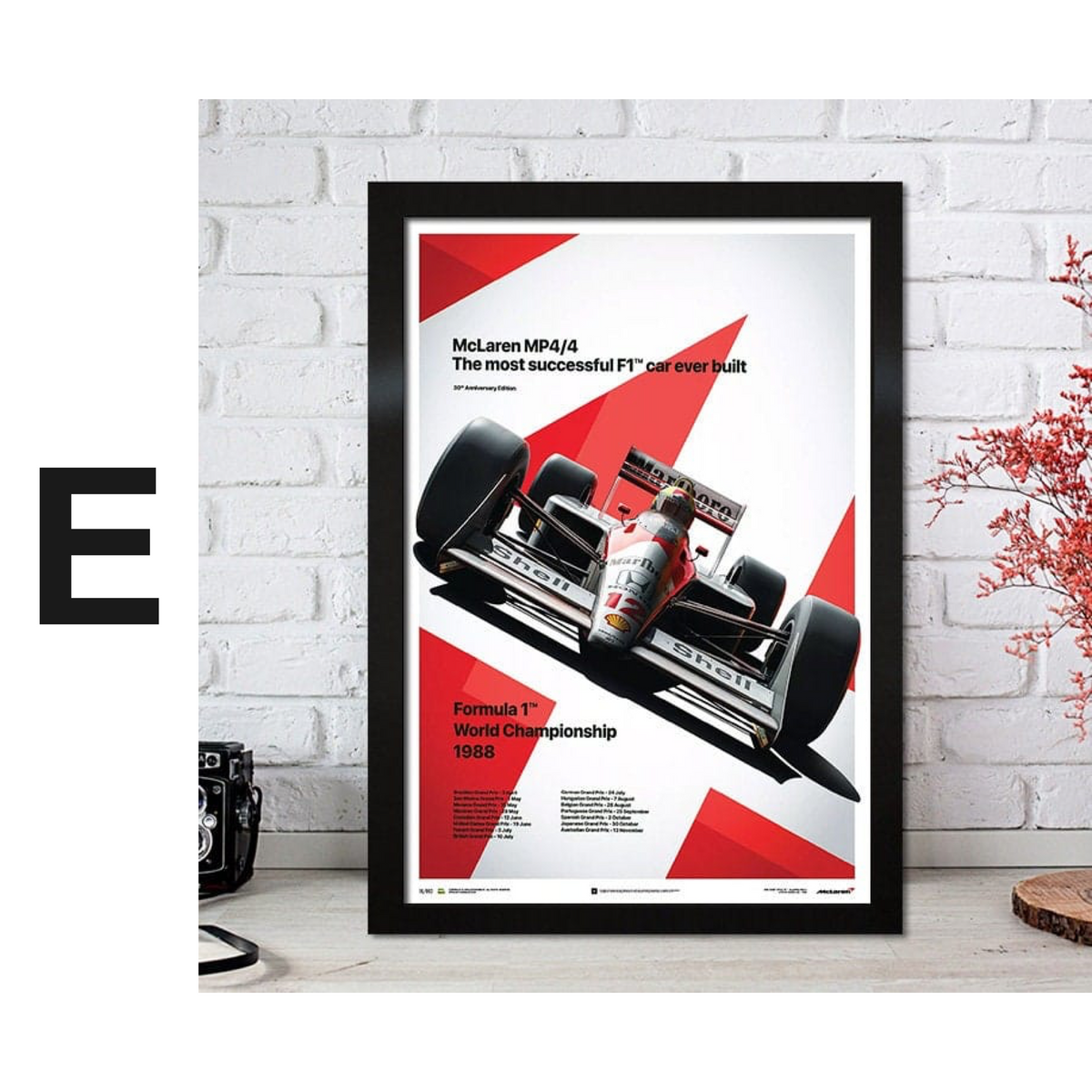 Poster Formel 1 Rennfahrer Legenden Rennwagen · Deko Print ohne Rahmen