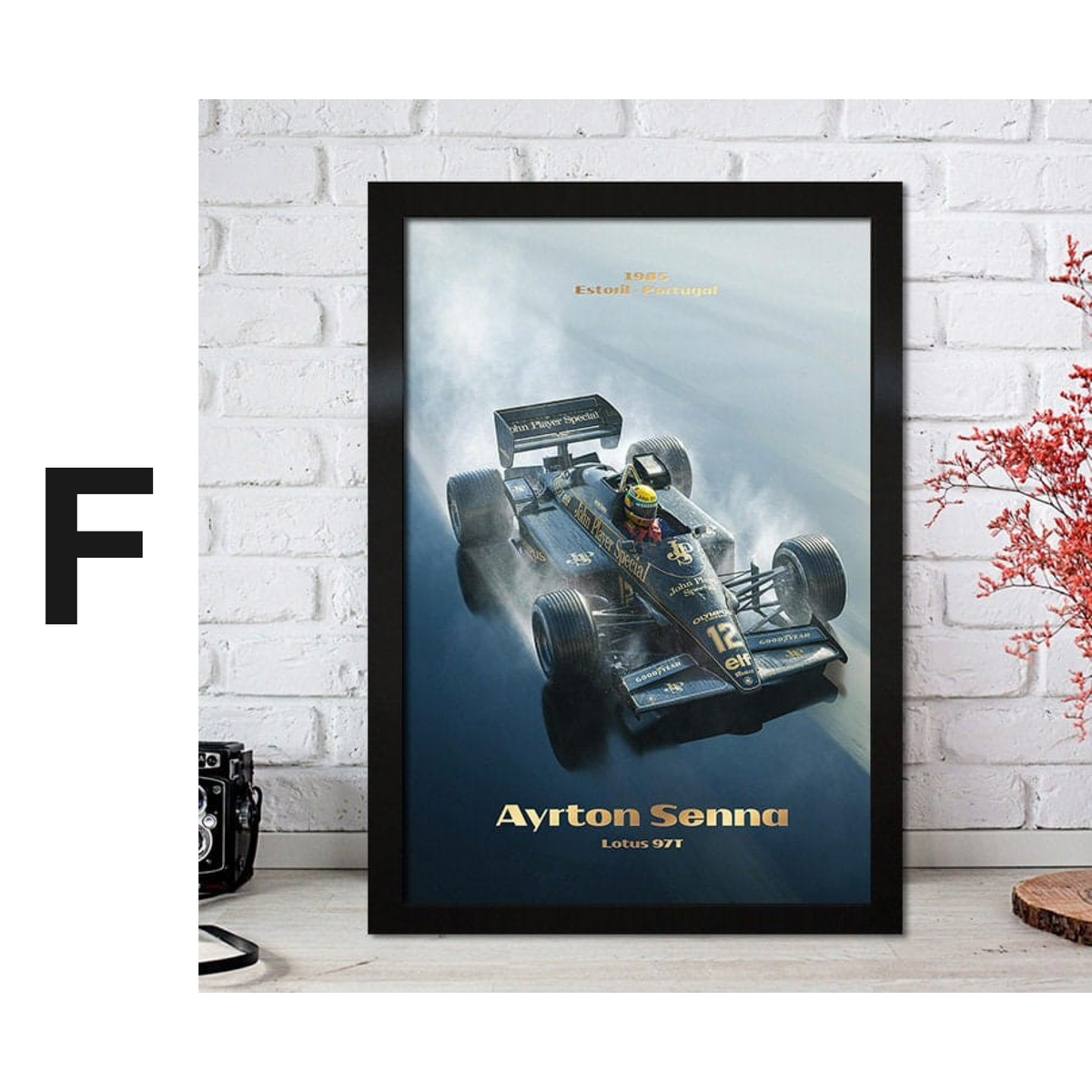 Poster Formel 1 Rennfahrer Legenden Rennwagen · Deko Print ohne Rahmen