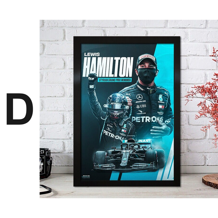 JUSTGOODMOOD F1 Poster – Premium Baumwoll-Canvas Kunst