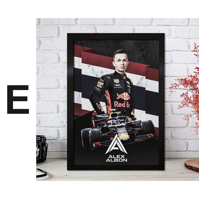 JUSTGOODMOOD F1 Poster – Premium Baumwoll-Canvas Kunst