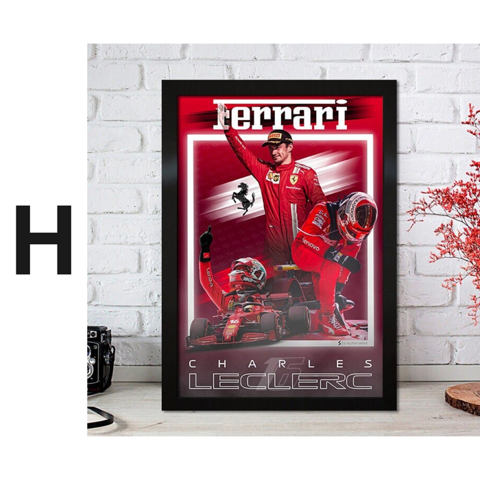 JUSTGOODMOOD F1 Poster – Premium Baumwoll-Canvas Kunst