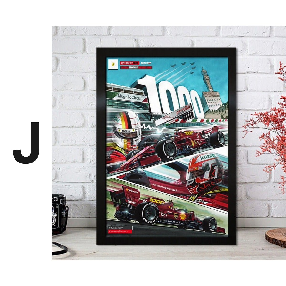 Poster Formel 1 Rennfahrer Legenden Rennwagen · Deko Print ohne Rahmen