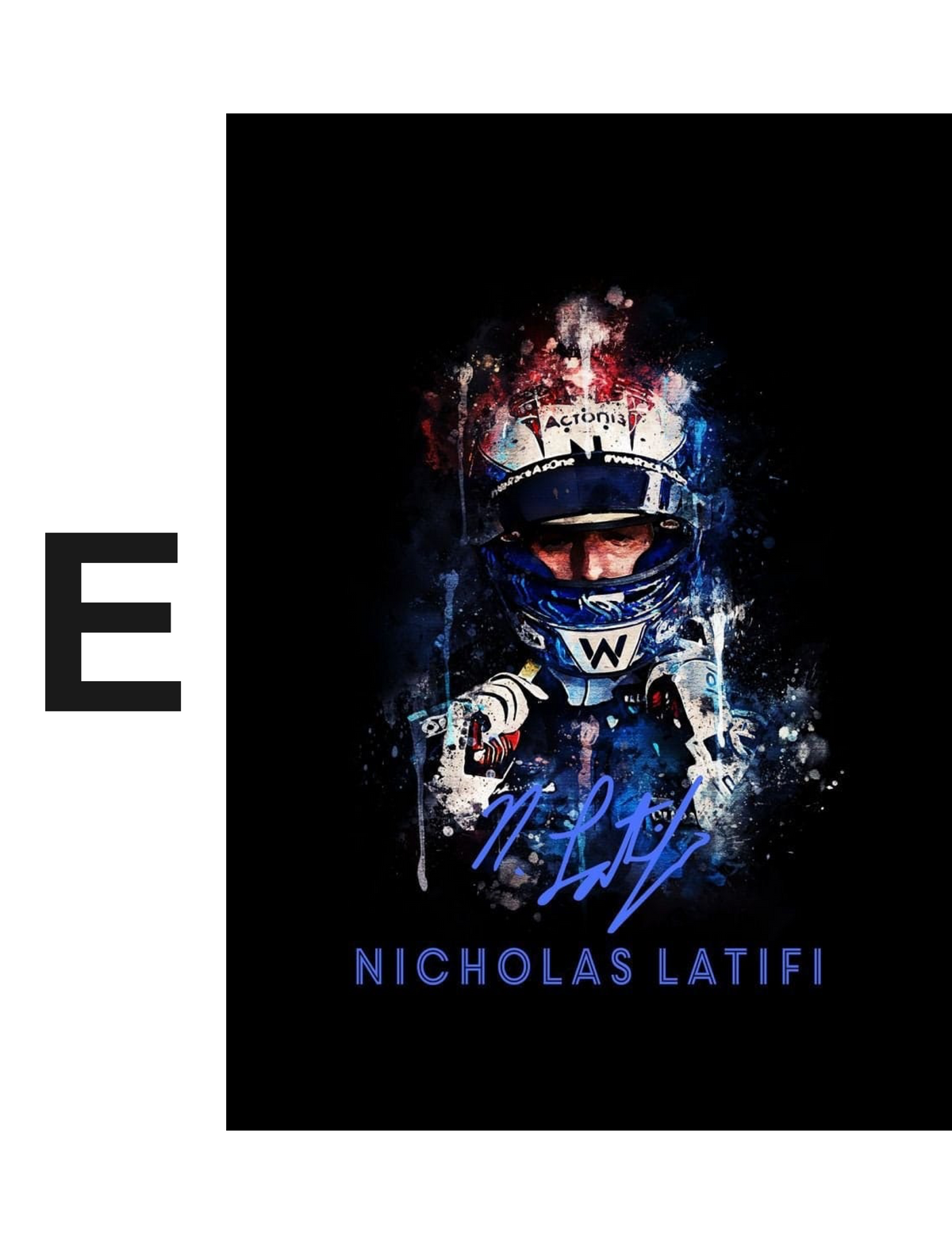 Poster Formel 1 Rennfahrer Legenden Sprüche · Deko Print ohne Rahmen
