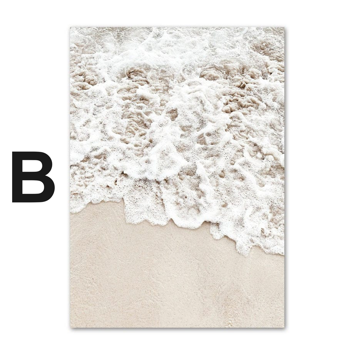 Poster Meer Blätter Überwasser Bungalow Strandschaukel · Wandbilder Wohnzimmer & Schlafzimmer ·  Deko Print Bilder · ohne Rahmen