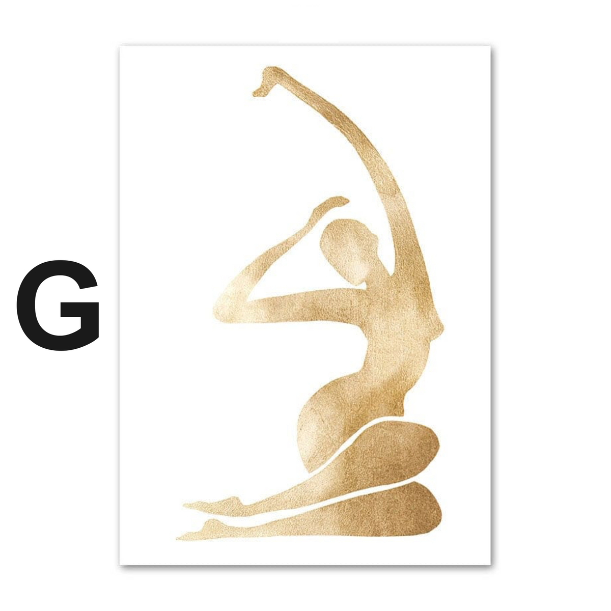 Poster Meer Pampasgras Beige Gold · Wandbilder Wohnzimmer & Schlafzimmer ·  Deko Print Bilder · ohne Rahmen