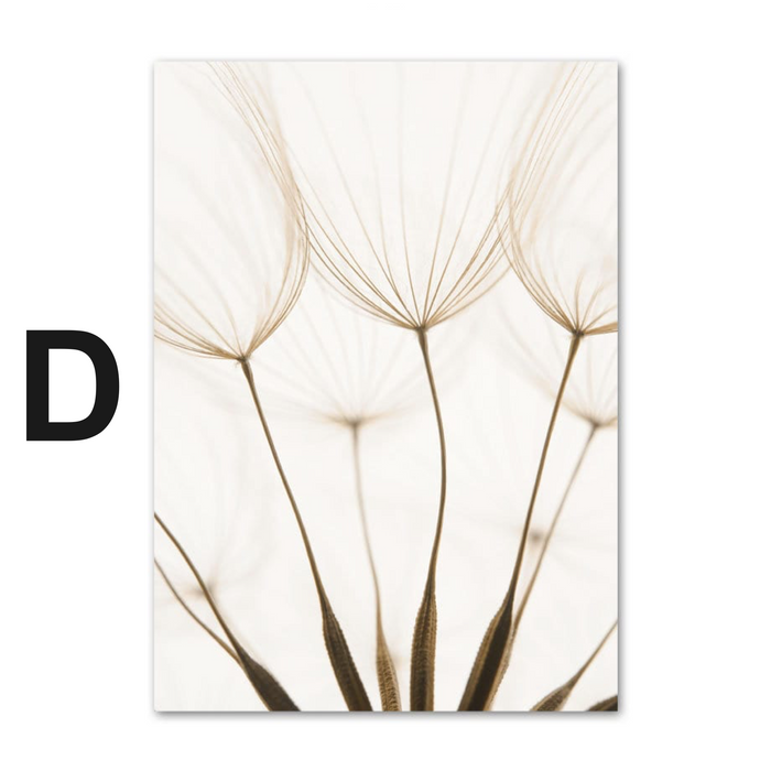 Poster Pampasgras Beige – Premium Baumwoll-Print