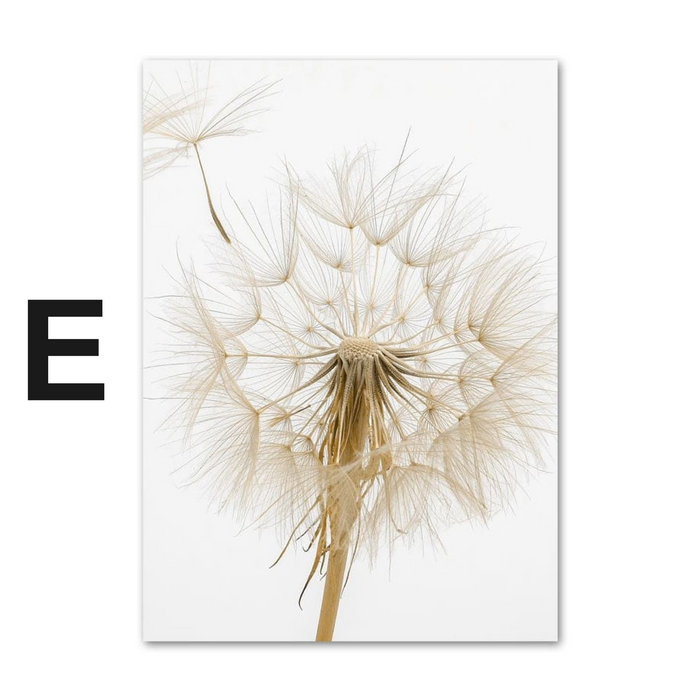 Poster Pampasgras Beige – Premium Baumwoll-Print