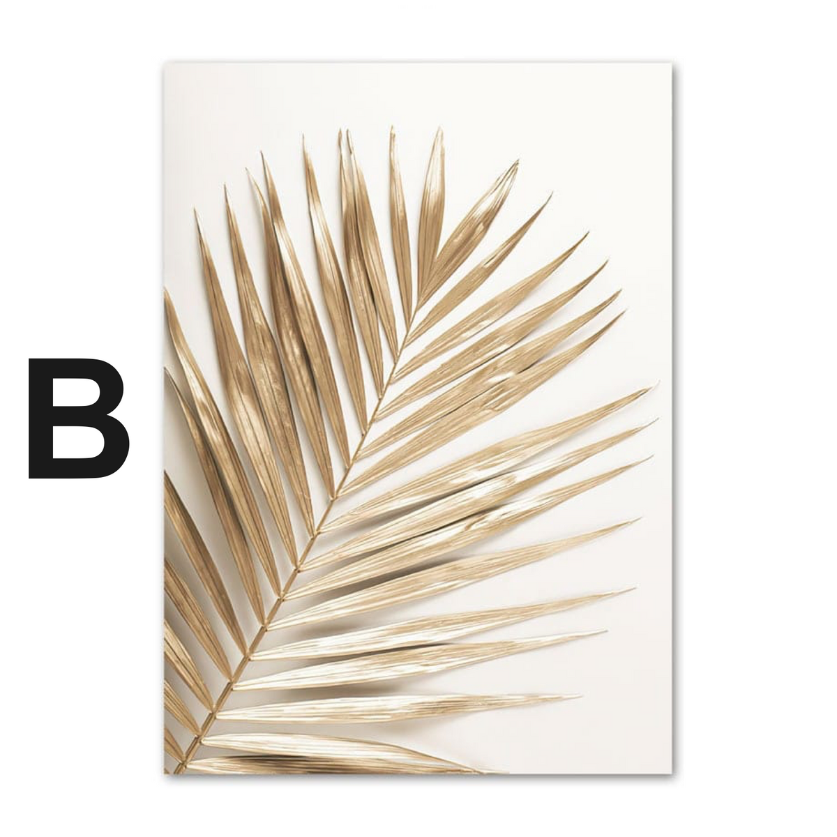 Poster Strand Wellen Zuhause Gold · Wandbilder Wohnzimmer & Schlafzimmer ·  Deko Print Bilder · ohne Rahmen