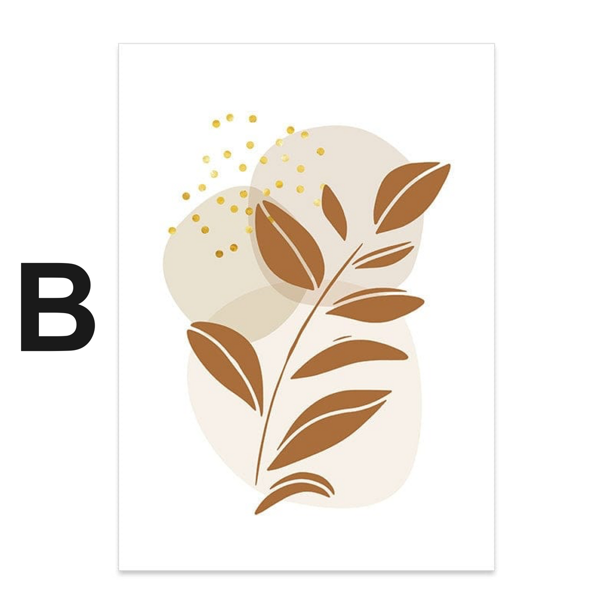 Poster  Kalligraphie Boho Abstrakt · Wandbilder Wohnzimmer & Schlafzimmer · Deko Print Bilder · ohne Rahmen
