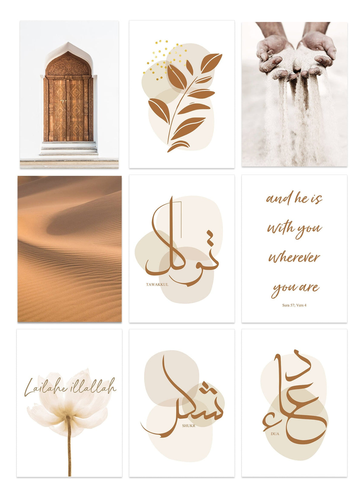 Poster  Kalligraphie Boho Abstrakt · Wandbilder Wohnzimmer & Schlafzimmer · Deko Print Bilder · ohne Rahmen