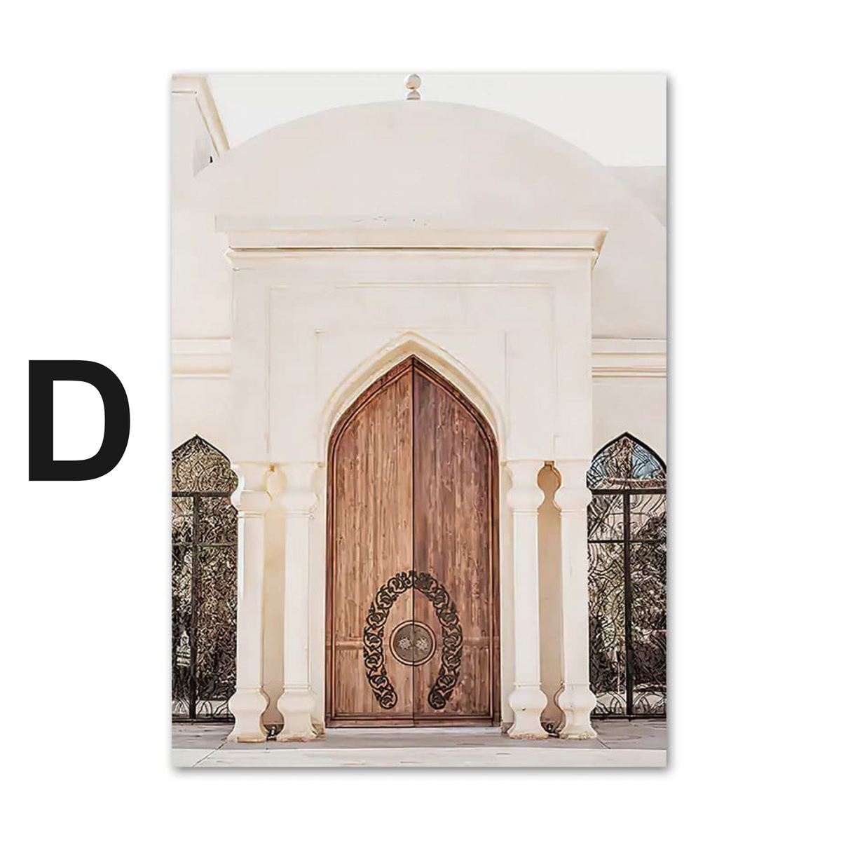Poster Marokko Tor Arabische Architektur · Wandbilder Wohnzimmer & Schlafzimmer · Deko Print Bilder · ohne Rahmen
