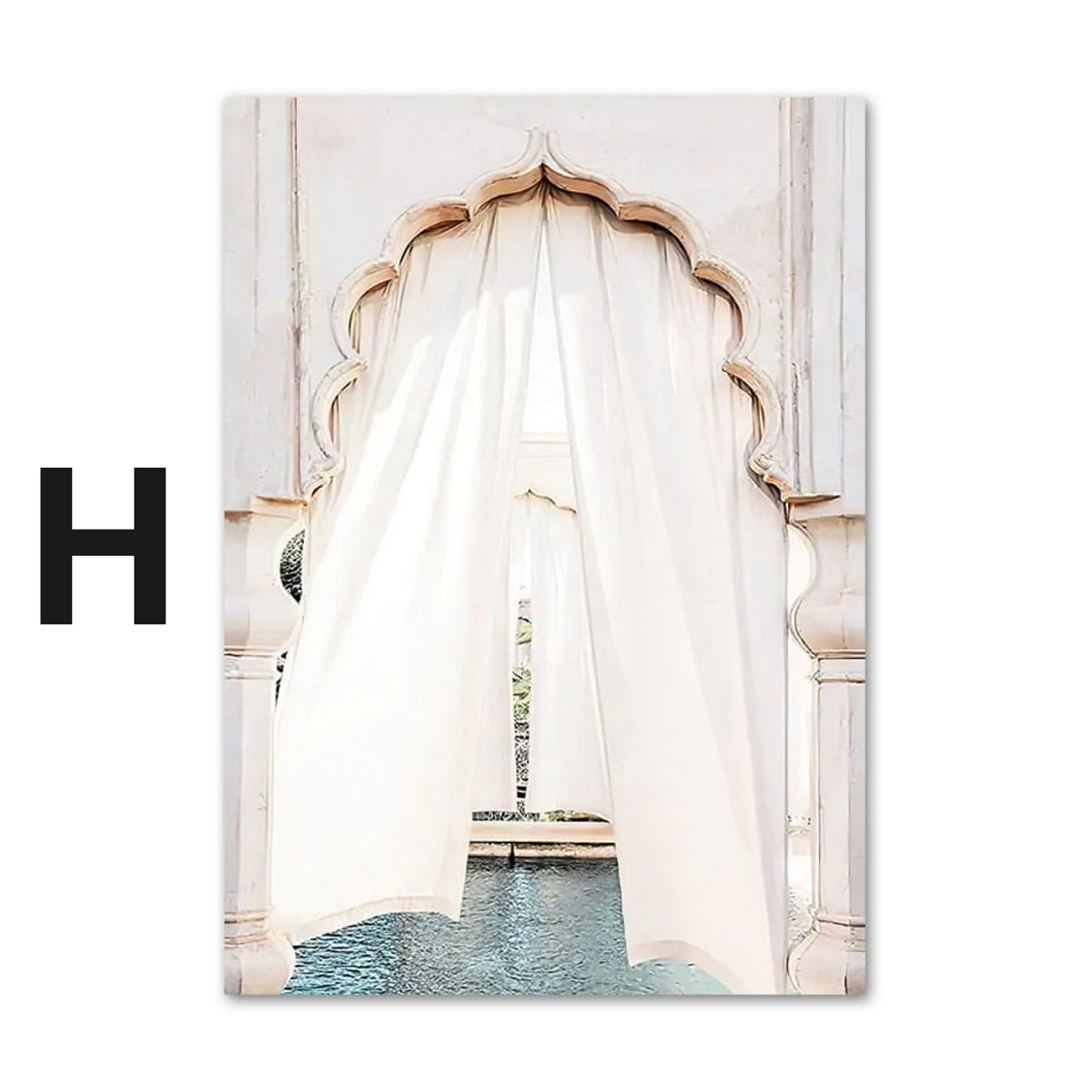 Poster Marokko Tor Arabische Architektur · Wandbilder Wohnzimmer & Schlafzimmer · Deko Print Bilder · ohne Rahmen