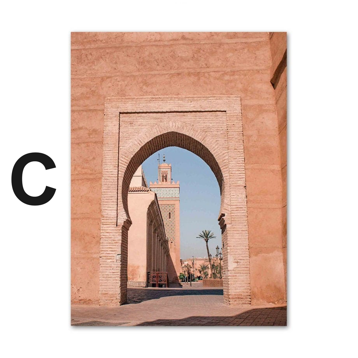 Poster  Abu Dhabi Moschee Arabische Architektur · Wandbilder Wohnzimmer & Schlafzimmer · Deko Print Bilder · ohne Rahmen