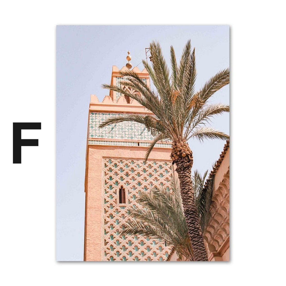 Poster  Abu Dhabi Moschee Arabische Architektur · Wandbilder Wohnzimmer & Schlafzimmer · Deko Print Bilder · ohne Rahmen