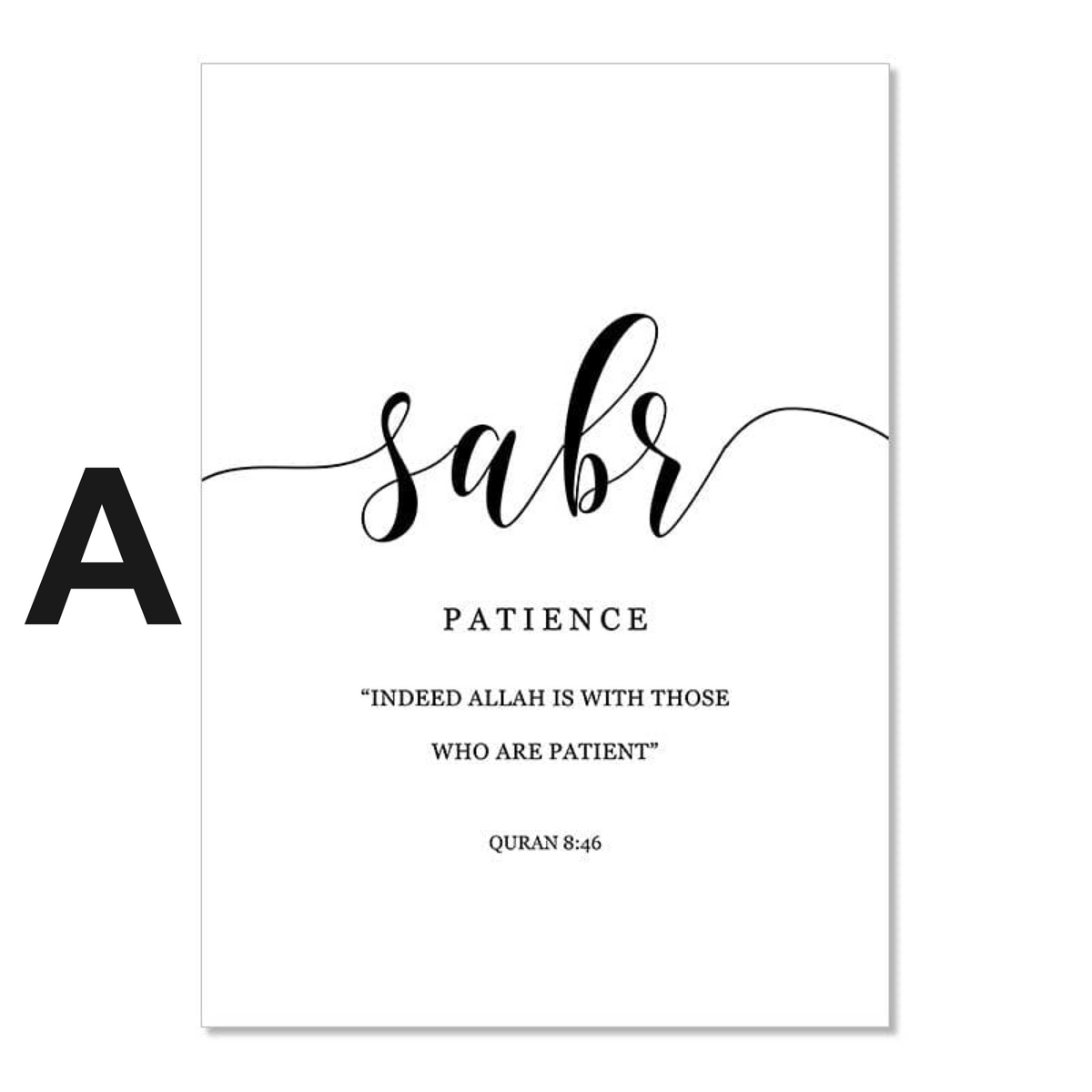 Poster Geduld Dankbarkeit Gebet  · Wandbilder Wohnzimmer & Schlafzimmer · Deko Print Bilder · ohne Rahmen