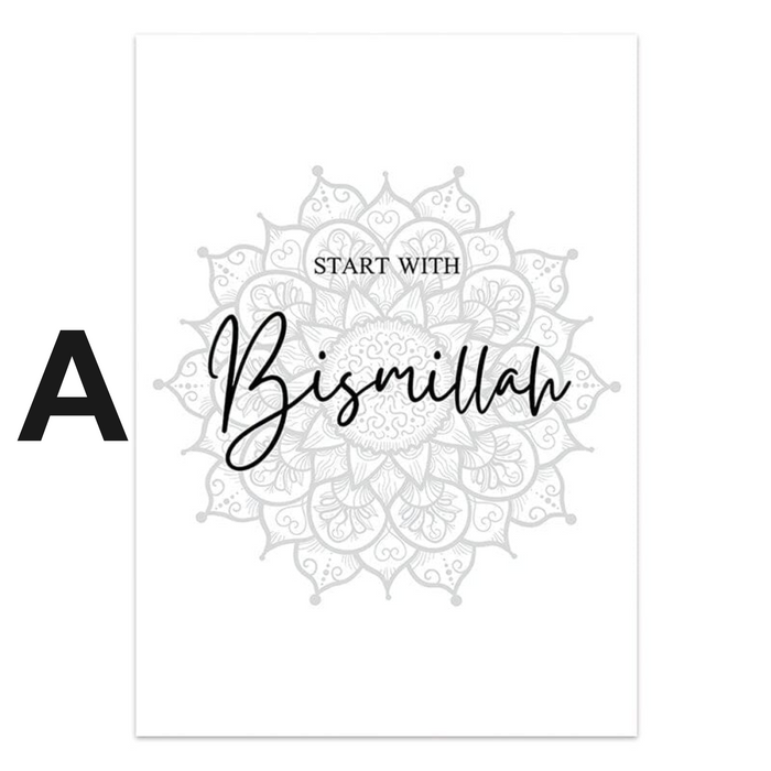 JUSTGOODMOOD Architektur Poster – Premium Baumwoll-Print