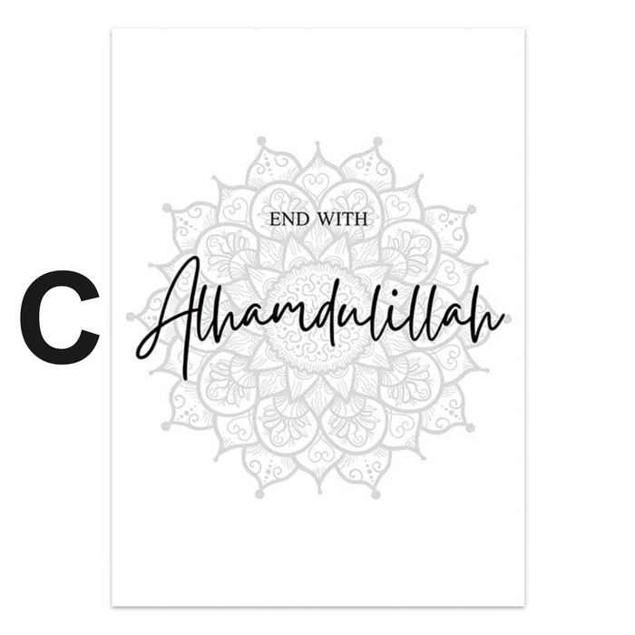 JUSTGOODMOOD Architektur Poster – Premium Baumwoll-Print