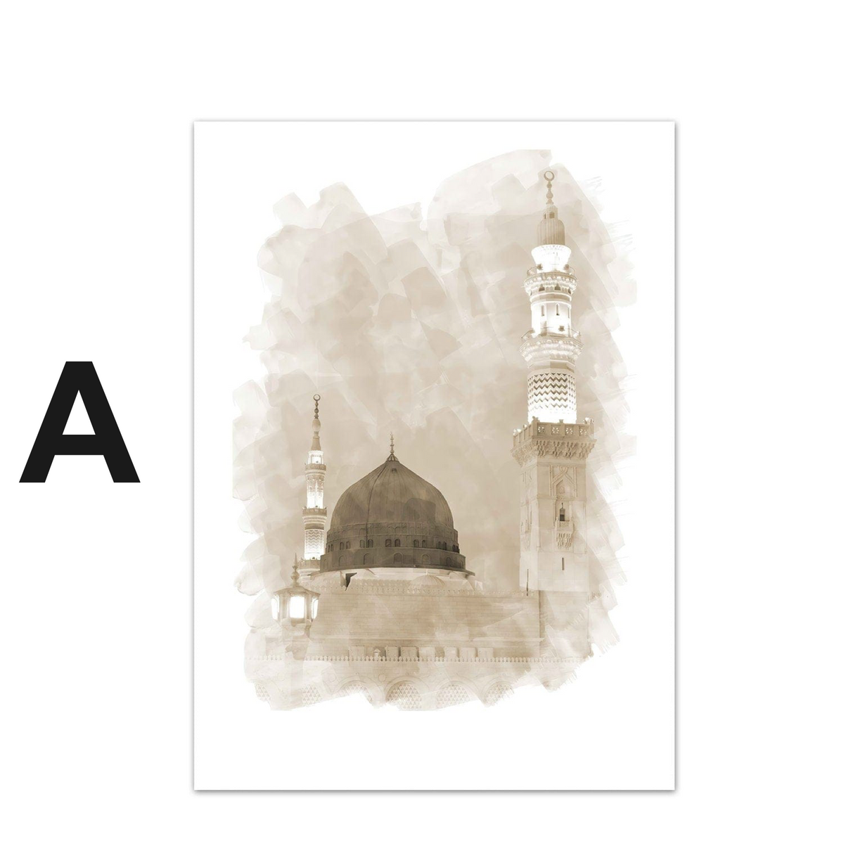 Poster Mekka  Architektur · Wandbilder Wohnzimmer & Schlafzimmer · Deko Print Bilder · ohne Rahmen