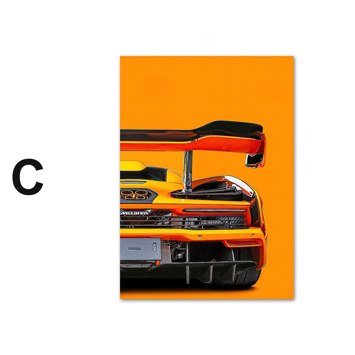 Poster Formel 1 Rennwagen Rennfahrer · Deko Print ohne Rahmen