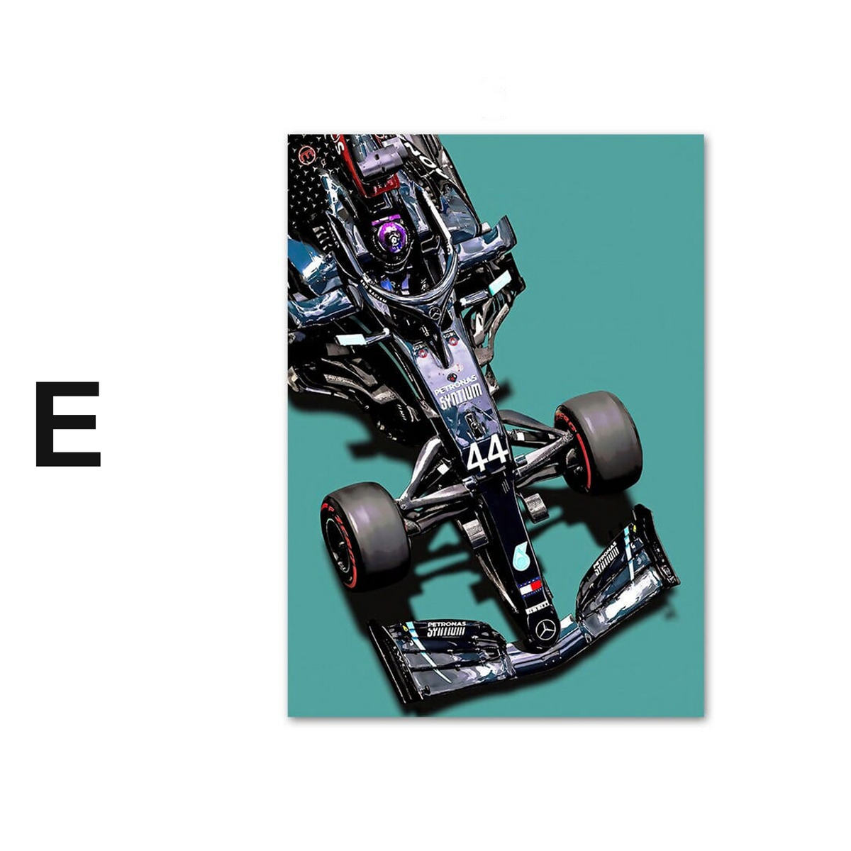 Poster Formel 1 Rennwagen Rennfahrer · Deko Print ohne Rahmen