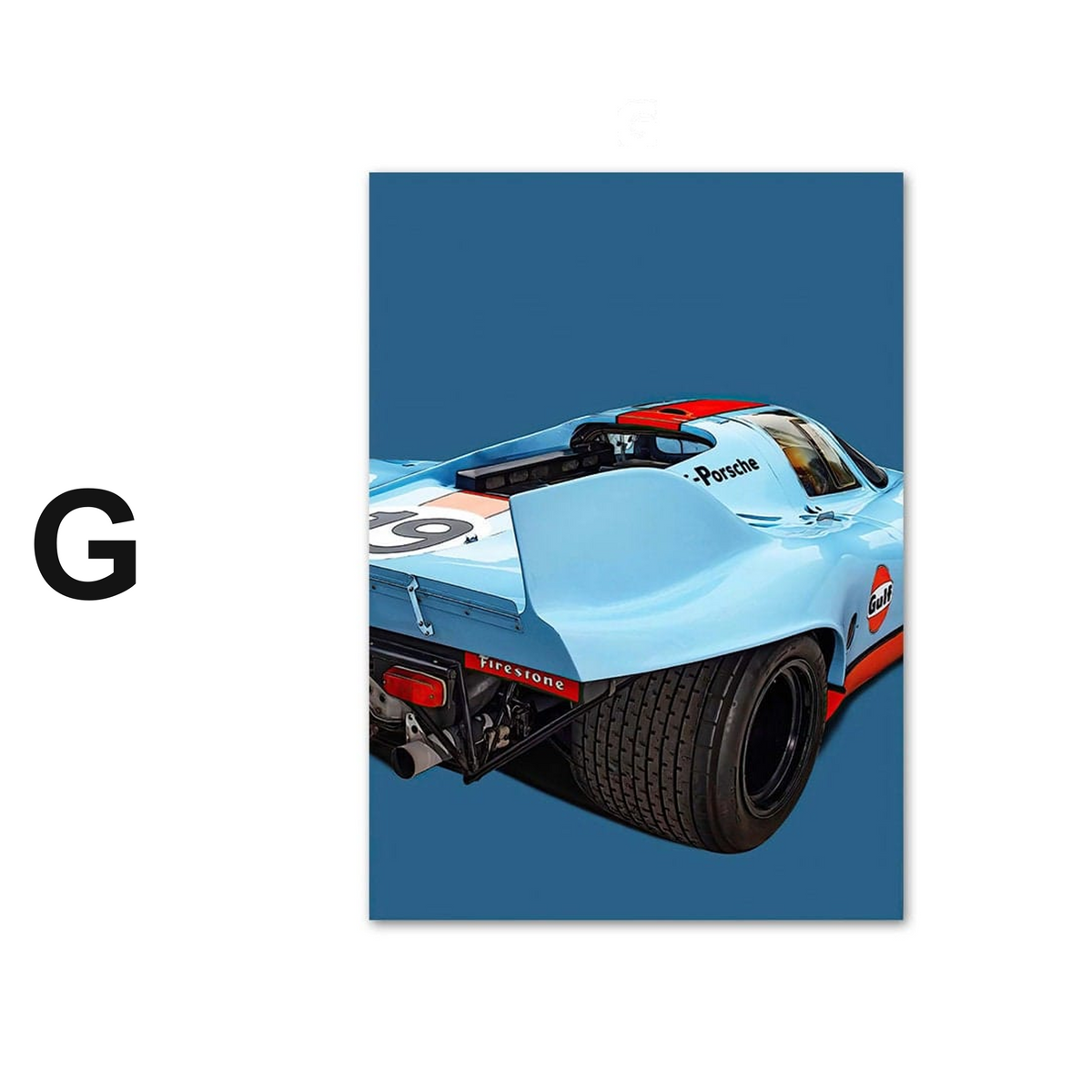 Poster Formel 1 Rennwagen Rennfahrer · Deko Print ohne Rahmen