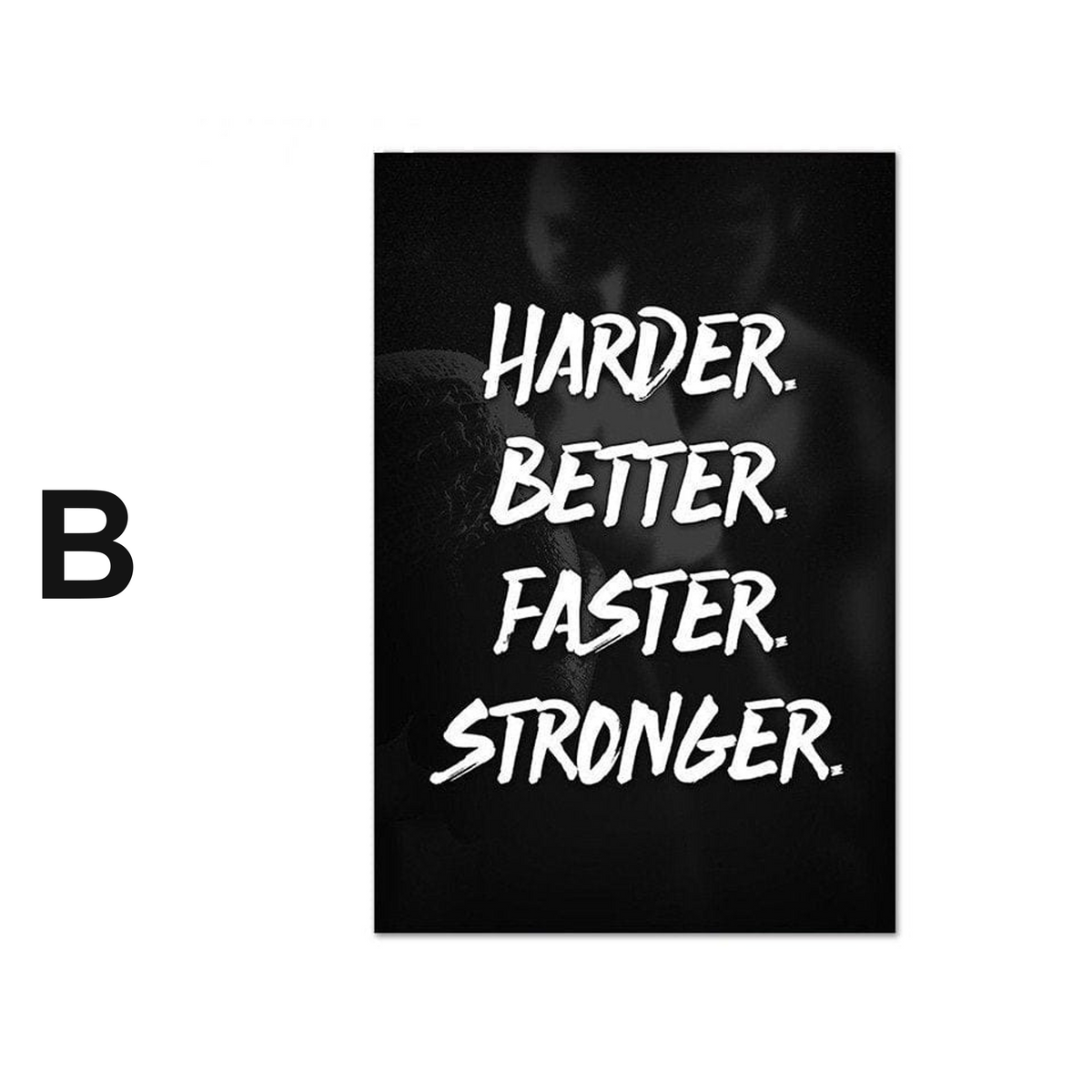 Poster Motivation Gym Training Zitate · Wandbilder Wohnzimmer & Schlafzimmer · Deko Print Bilder · ohne Rahmen