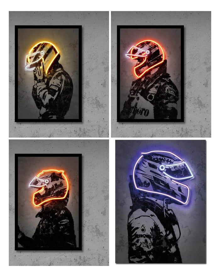 JUSTGOODMOOD Formel 1 Poster – Premium Wanddeko