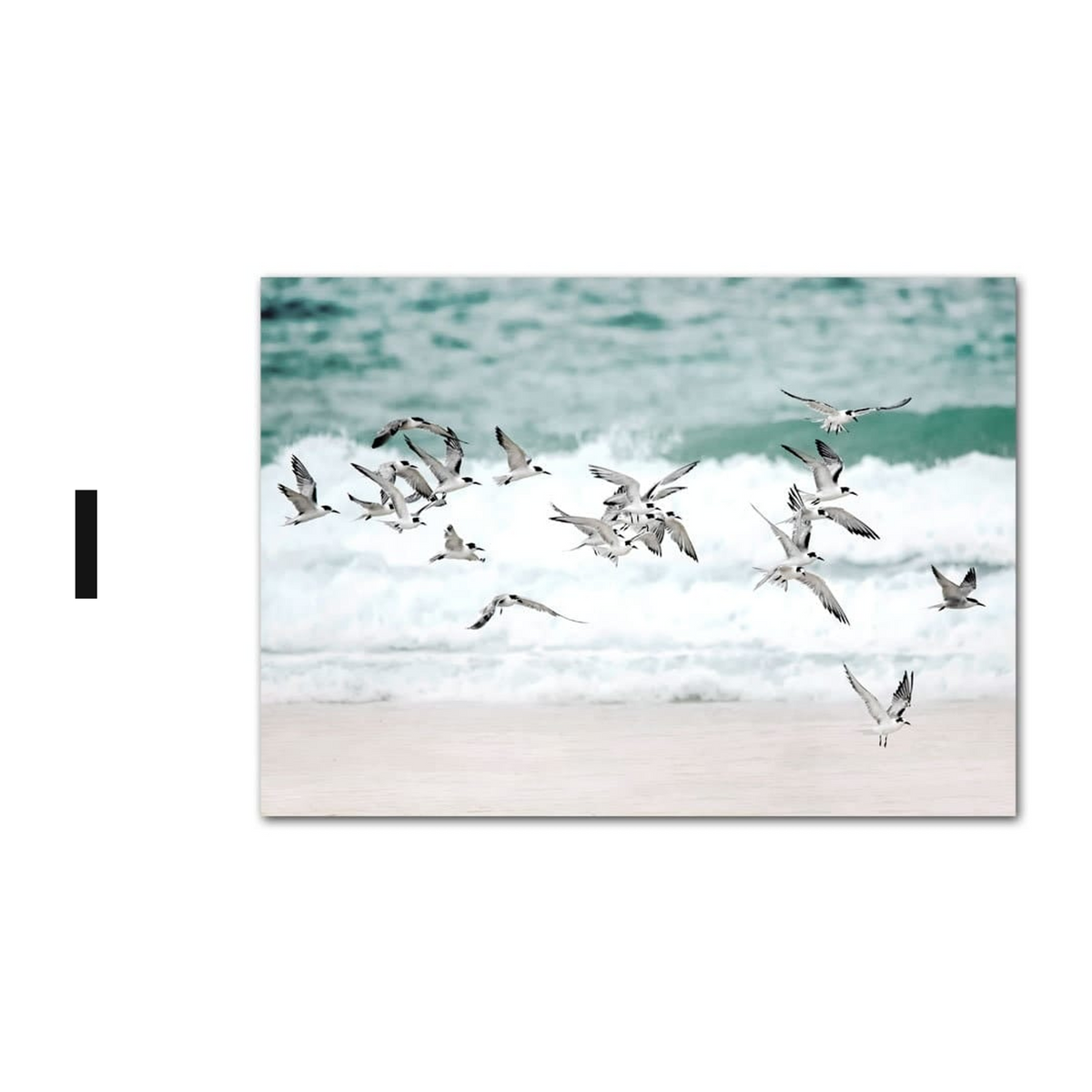 Poster Surfbrett Strand Buggy Palmen Meer · Wandbilder Wohnzimmer & Schlafzimmer ·  Wand Deko · Kunst Druck · ohne Rahmen