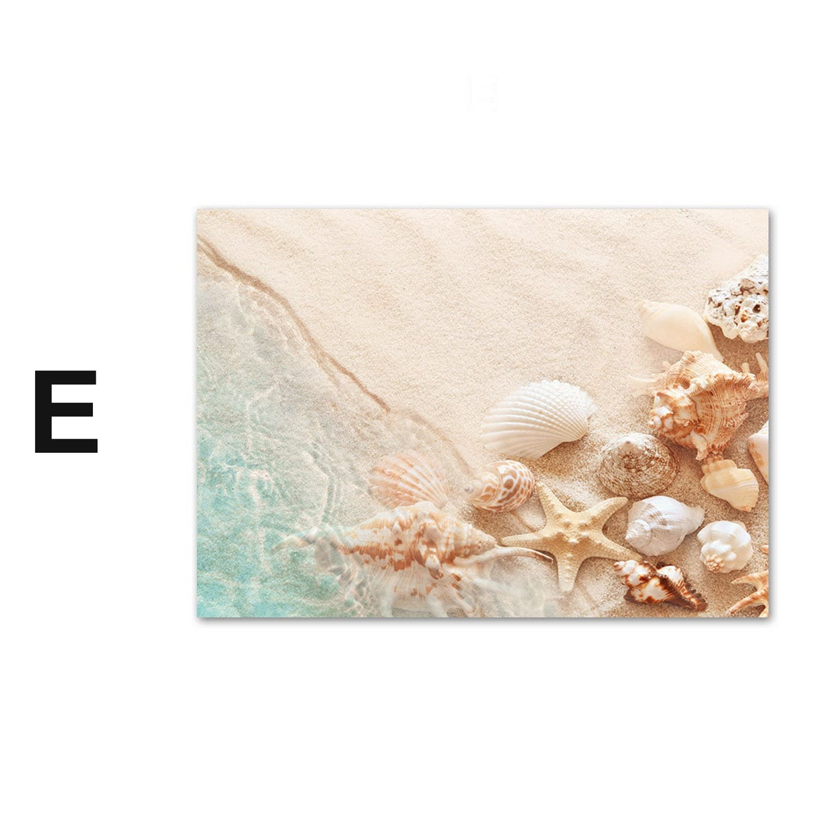 Poster Palmen Strand Muscheln Käfer Surfbretter Ananas · Wandbilder Wohnzimmer & Schlafzimmer ·  Wand Deko · Kunst Druck · ohne Rahmen