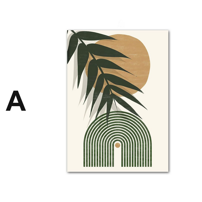 Boho Poster mit Pflanzen & Blättern | JustGoodMood
