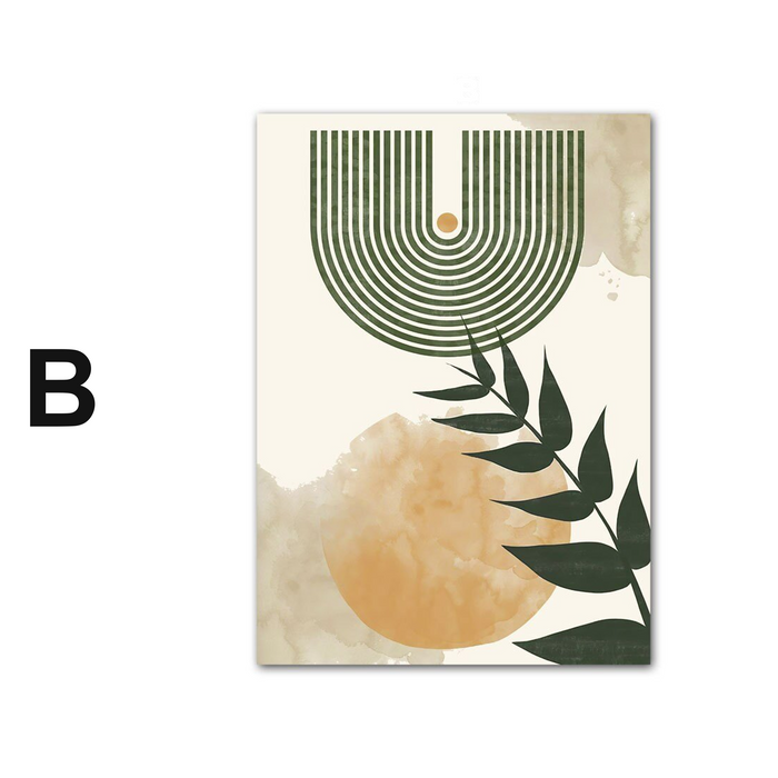 Boho Poster mit Pflanzen & Blättern | JustGoodMood