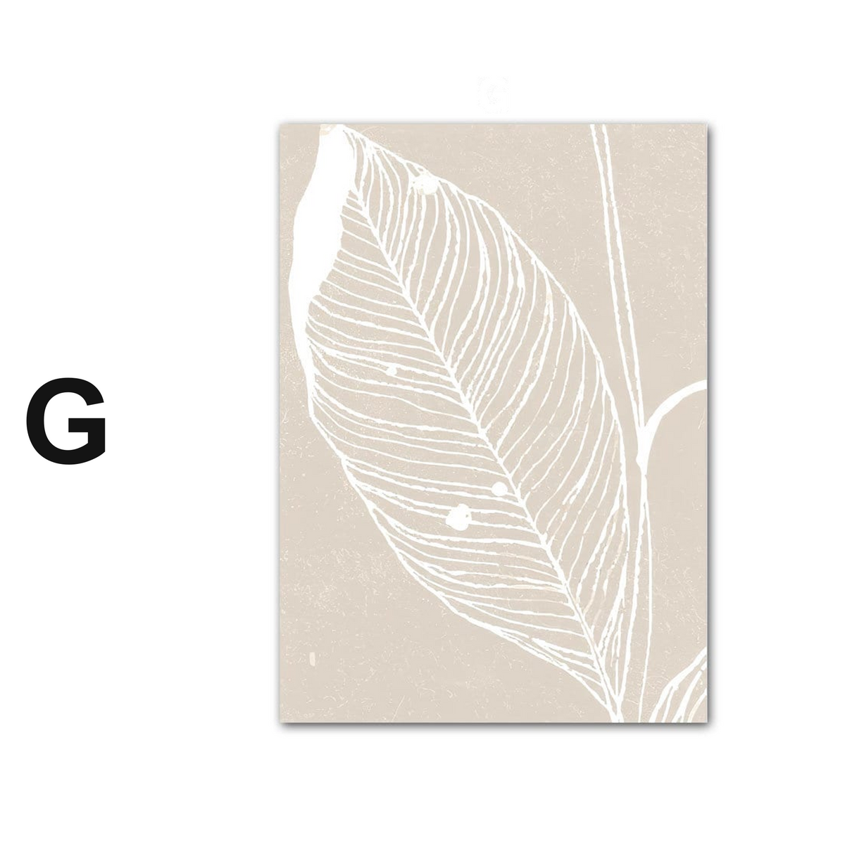 Poster Boho Abstrakt Pflanzen · Bilder Wohnzimmer | Wandbilder Schlafzimmer | Deko Print ohne Rahmen | Bilder  Kunstdruck