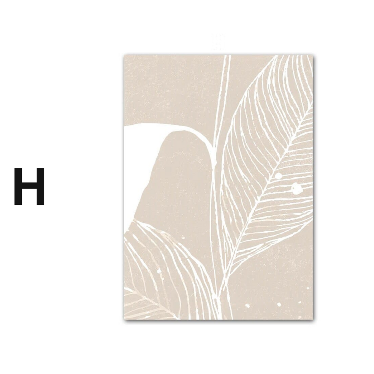 Poster Boho Abstrakt Pflanzen · Bilder Wohnzimmer | Wandbilder Schlafzimmer | Deko Print ohne Rahmen | Bilder  Kunstdruck