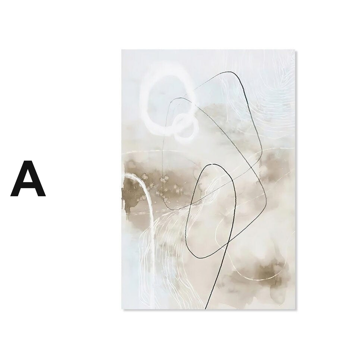 Poster Boho Abstrakt Geometrische Formen · Bilder Wohnzimmer | Wandbilder Schlafzimmer | Deko Print ohne Rahmen | Bilder  Kunstdruck