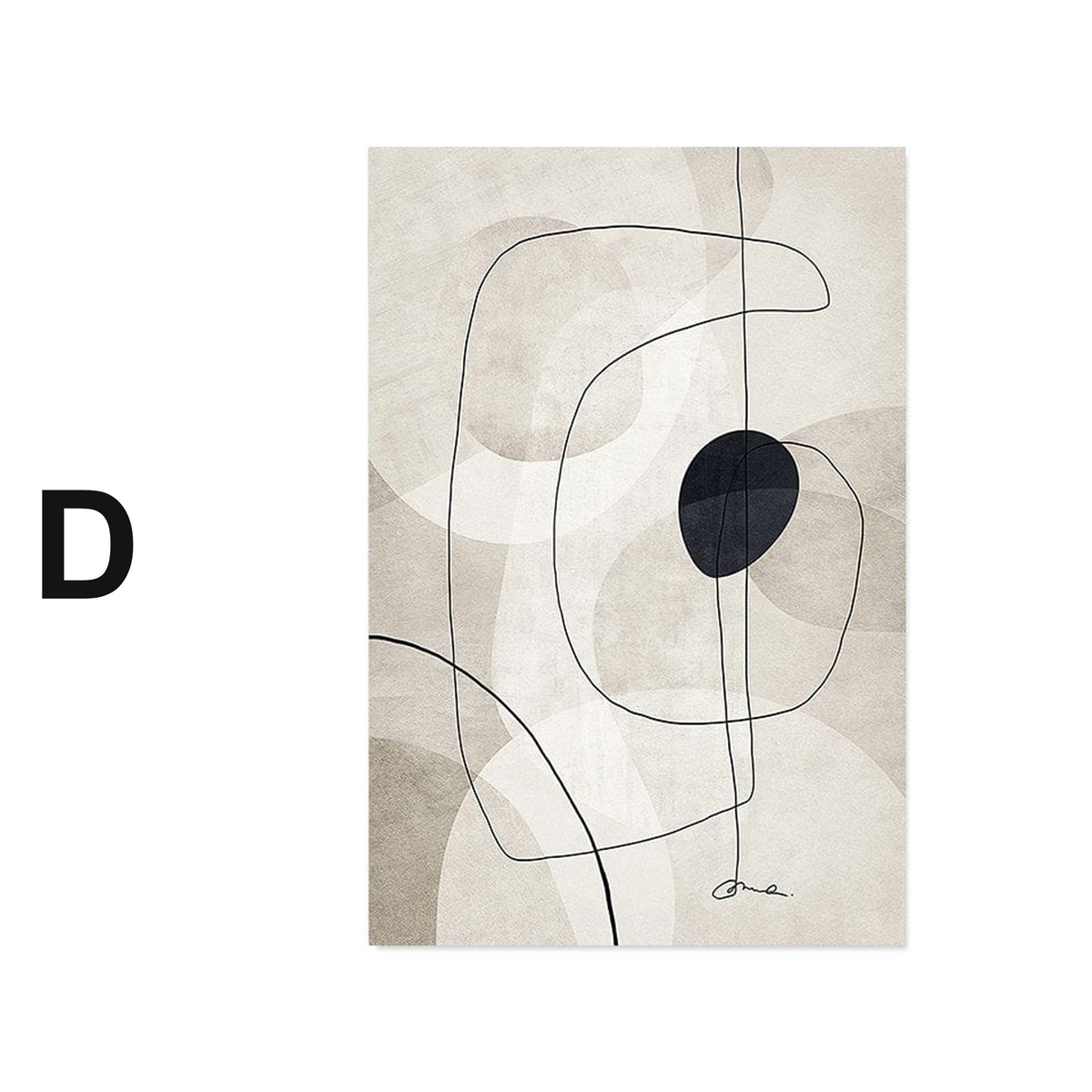 Poster Boho Abstrakt Geometrische Formen · Bilder Wohnzimmer | Wandbilder Schlafzimmer | Deko Print ohne Rahmen | Bilder  Kunstdruck