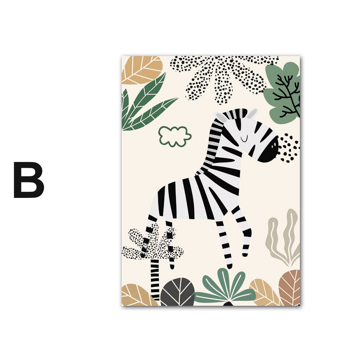 Poster Kinderzimmer Dschungel Tiere Hakuna Matata Löwe Tiger · Kinderzimmer Bilder · Wand Deko · Kunst Druck · Deko Print · ohne Rahmen