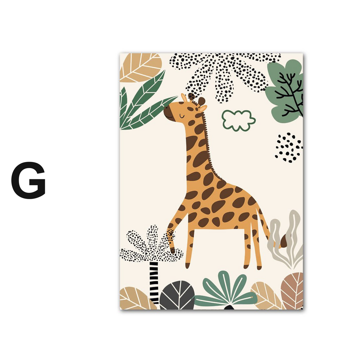 Poster Kinderzimmer Dschungel Tiere Hakuna Matata Löwe Tiger · Kinderzimmer Bilder · Wand Deko · Kunst Druck · Deko Print · ohne Rahmen