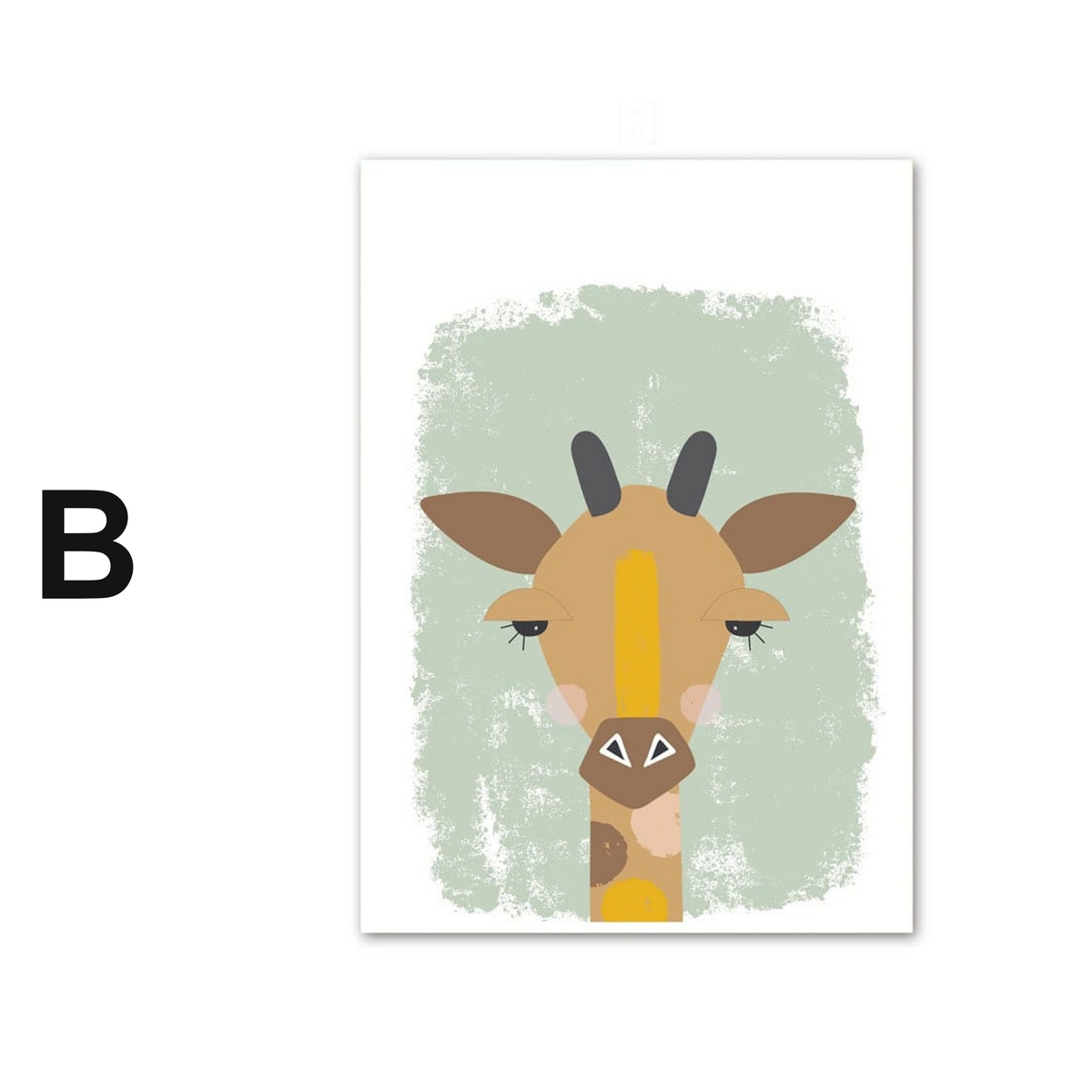 Poster Kinderzimmer Dschungel Tiere Alphabet · Kinderzimmer Bilder · Wand Deko · Kunst Druck · Deko Print · ohne Rahmen