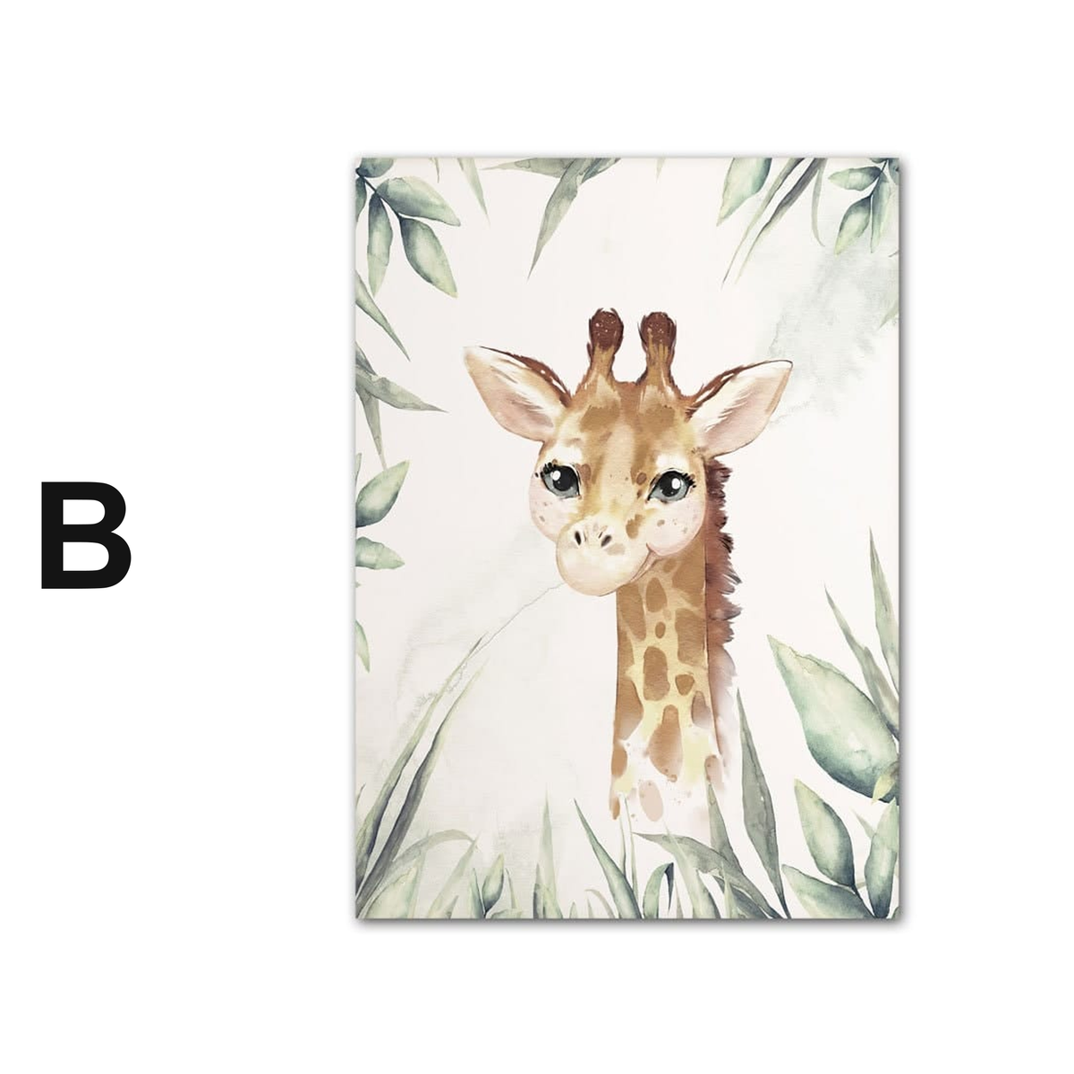 Poster Kinderzimmer Dschungel Tiere · Kinder Name Personalisiert · Kinderzimmer Bilder · Wand Deko · Kunst Druck · Deko Print · ohne Rahmen